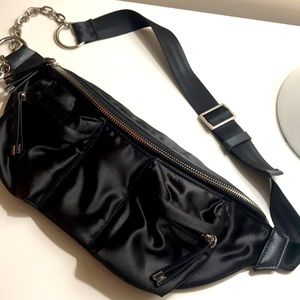 Zara Satin Effect Belt Bag